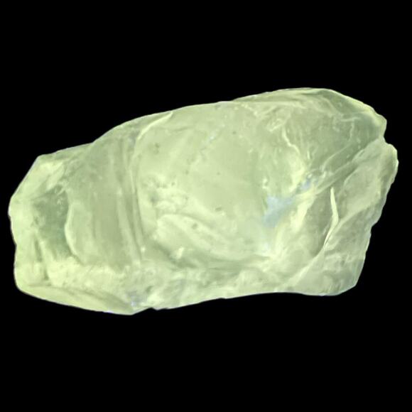 Lemon Translucent Art Glass Cullet Glowing Manganese Slag Glass #5GX51 - Picture 1 of 8